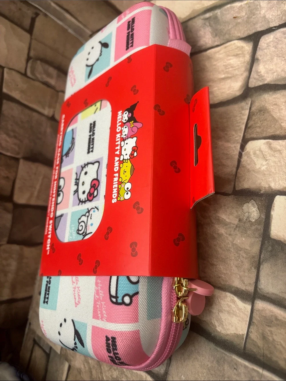 Sanrio Hello Kitty And Friends Switch Case - Pink, White & Red